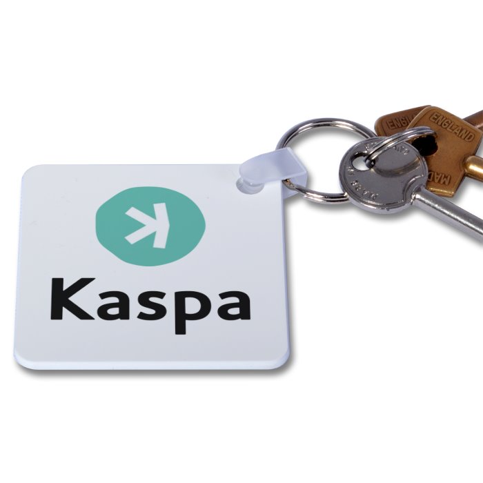 Kaspa-Keyring-Black-logo-White-Writing